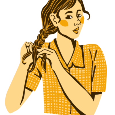 African Woman Floral Portrait Boho T-Shirt